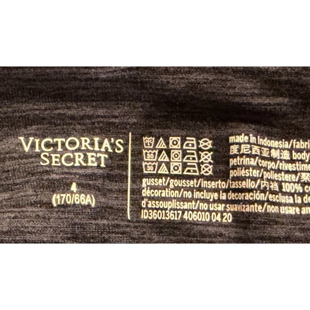 VICTORIA'S SECRET Women Essential Pocket High Rise Gray Marl Soft Legging SZ 4 - Picture 8 of 9